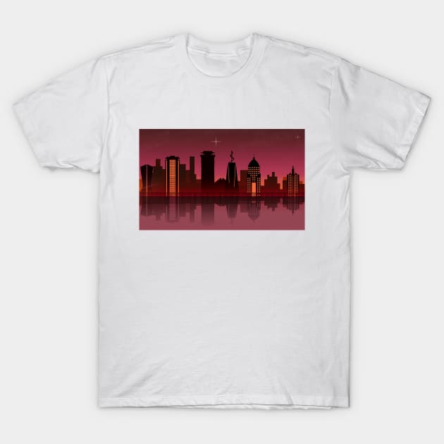 Nairobi Skyline T-Shirt by MarciLustra